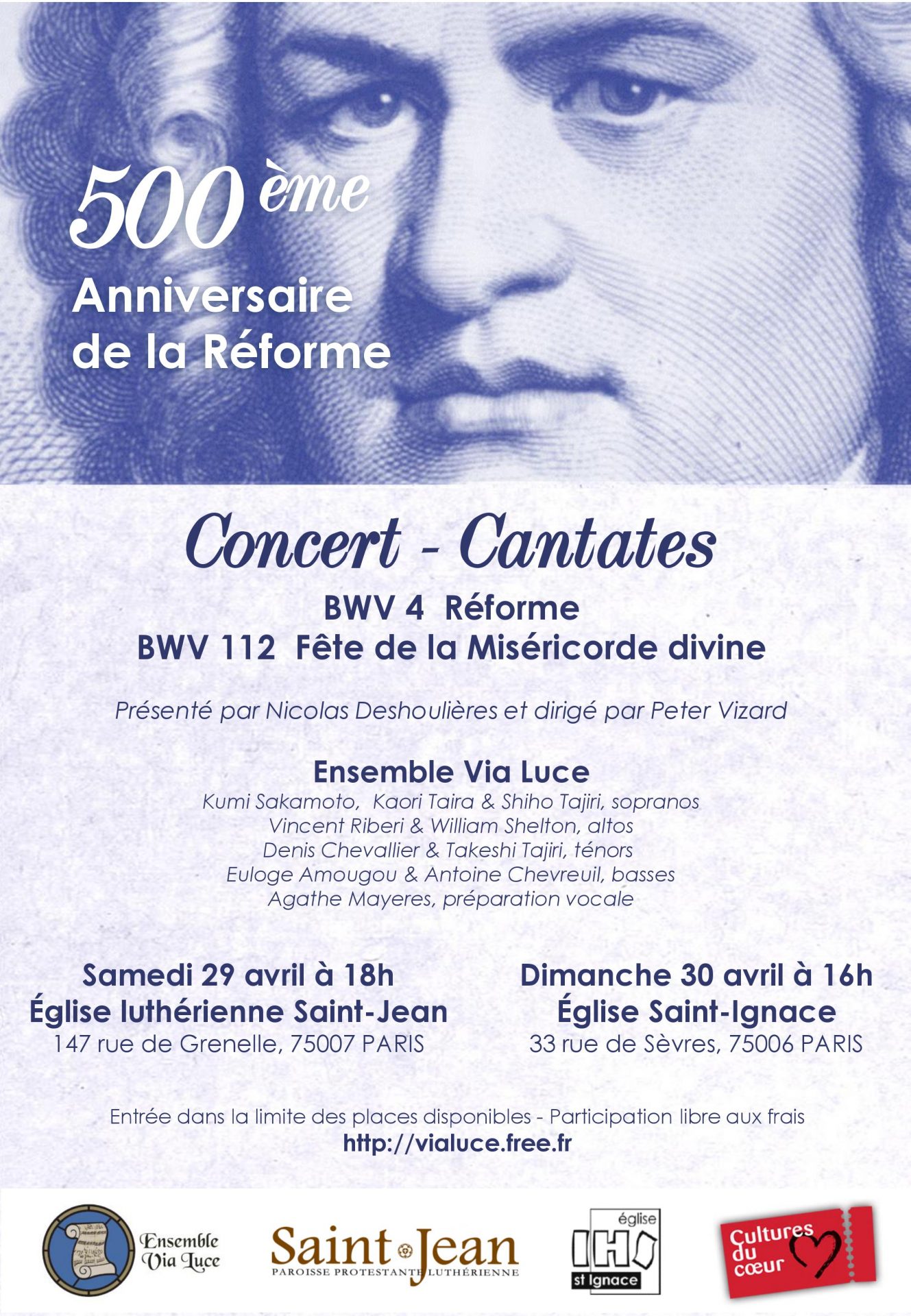 Concert Via Luce Saint-Jean 29 avril 2017